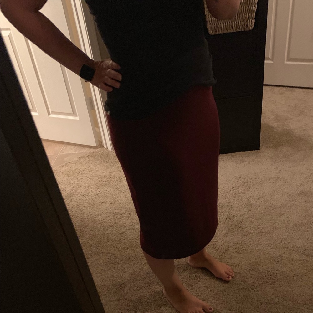 Skirt and sweaters